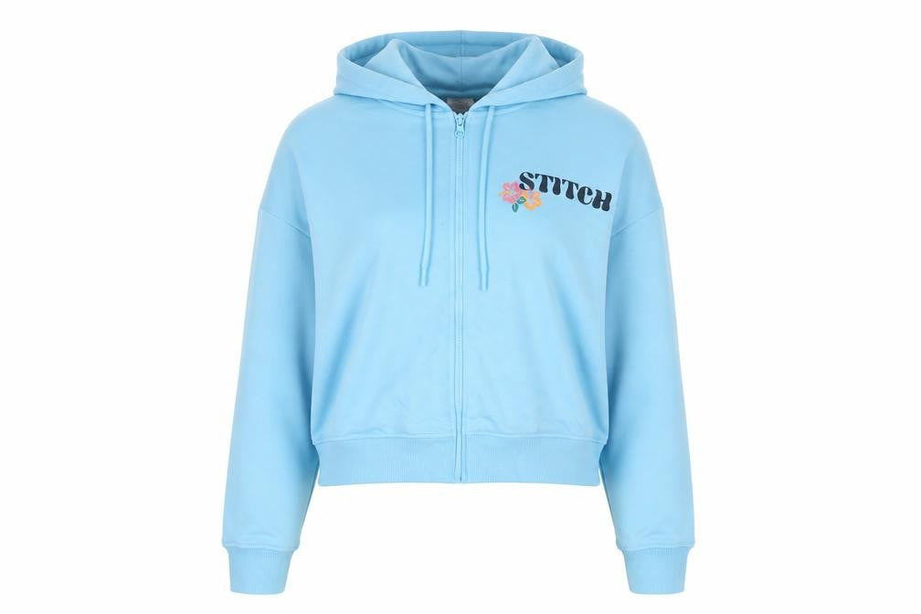 Disney Primark Women’s Blue Stitch Hoodie Jacket Size 12