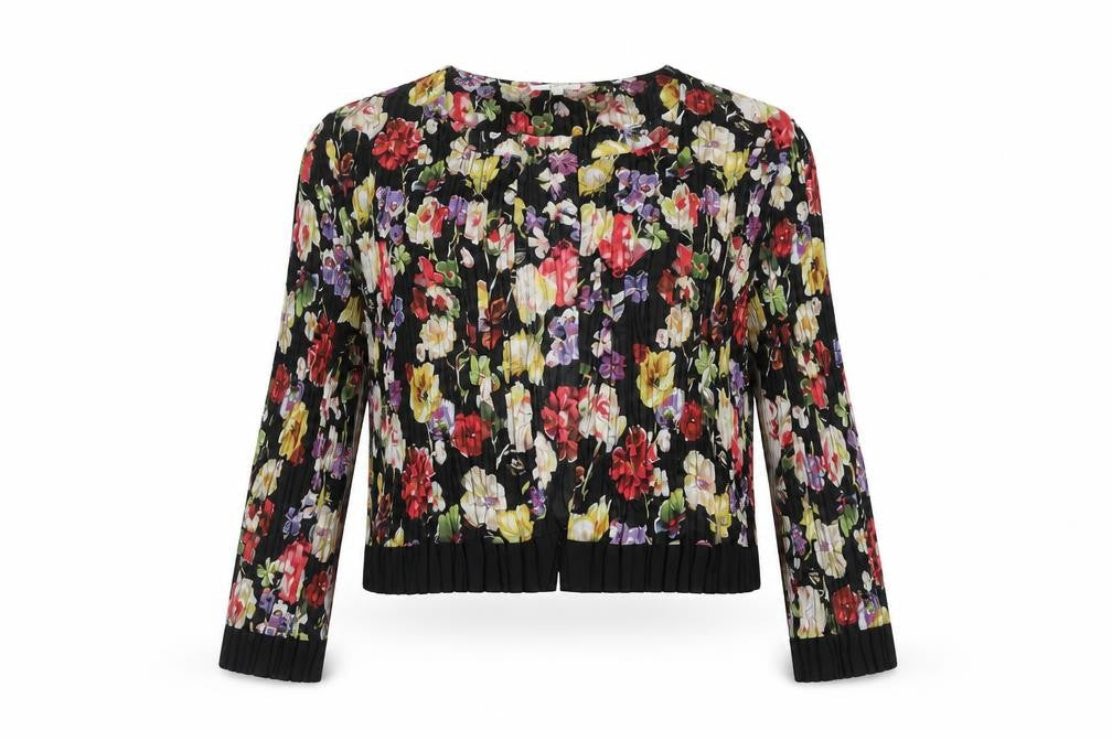 Country Casuals Women’s Multicoloured Floral Pleated Blouse Size S