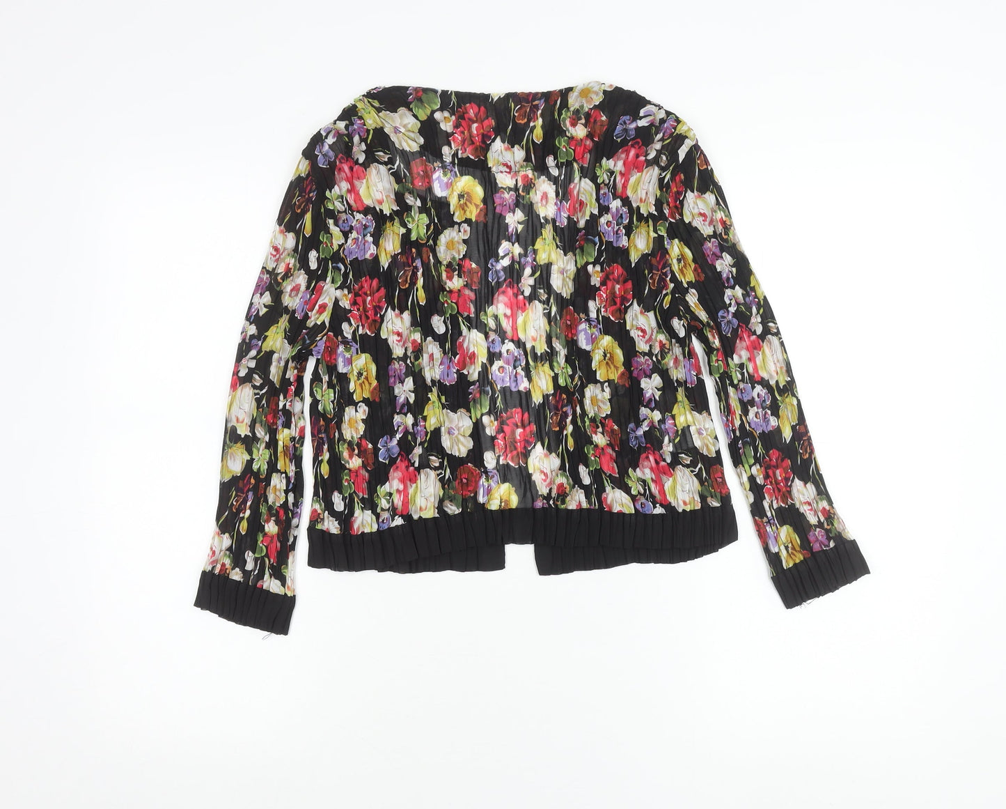 CC Women’s Multicoloured Floral Pleated Blouse Size S