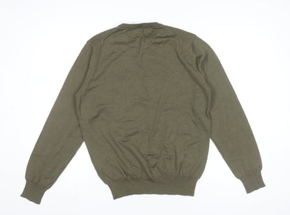 Maglia D’Autore Men’s Green Wool Blend Pullover Jumper M