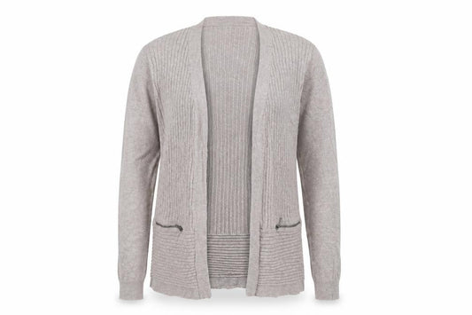 Debenhams Women’s Beige Cardigan Size 12 Long Sleeve Knit