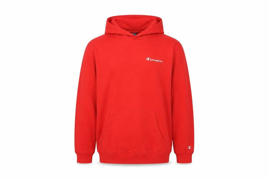 Champion Men’s Red Pullover Hoodie L Regular Fit Sportswear