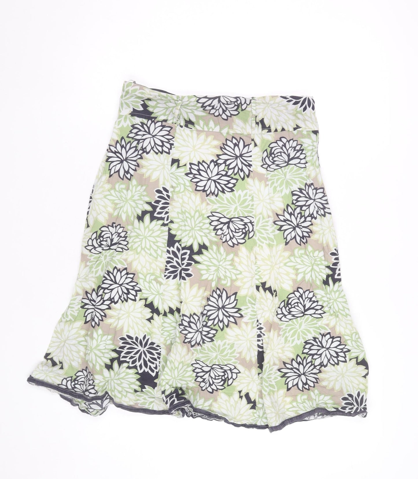 Epilogue Womens Multicoloured Floral Cotton A-Line Skirt Size 12