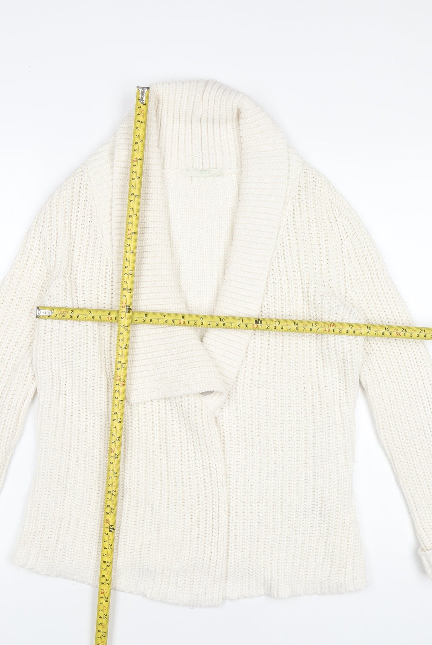 Marks and Spencer Women’s Ivory Chunky Knit Cardigan UK 8