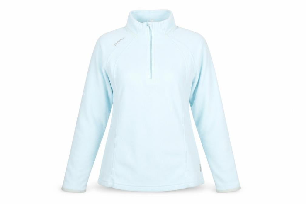 Decathlon Women’s Blue Fleece Sweatshirt Size M 1/4 Zip Pullover
