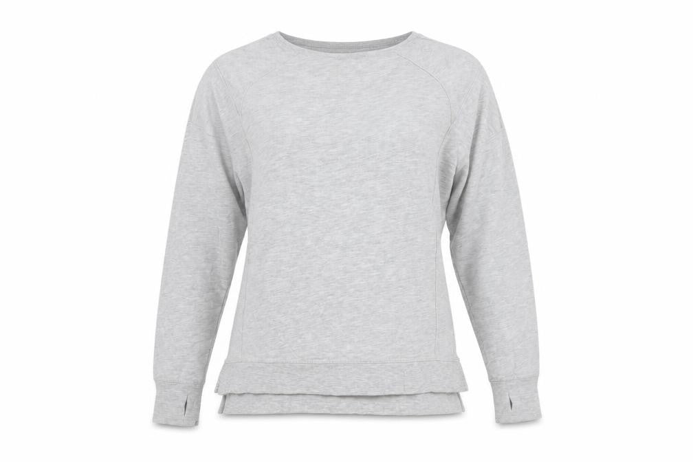 Sweaty Betty Women’s Grey XS Pullover Sweatshirt Cotton Modal Blend