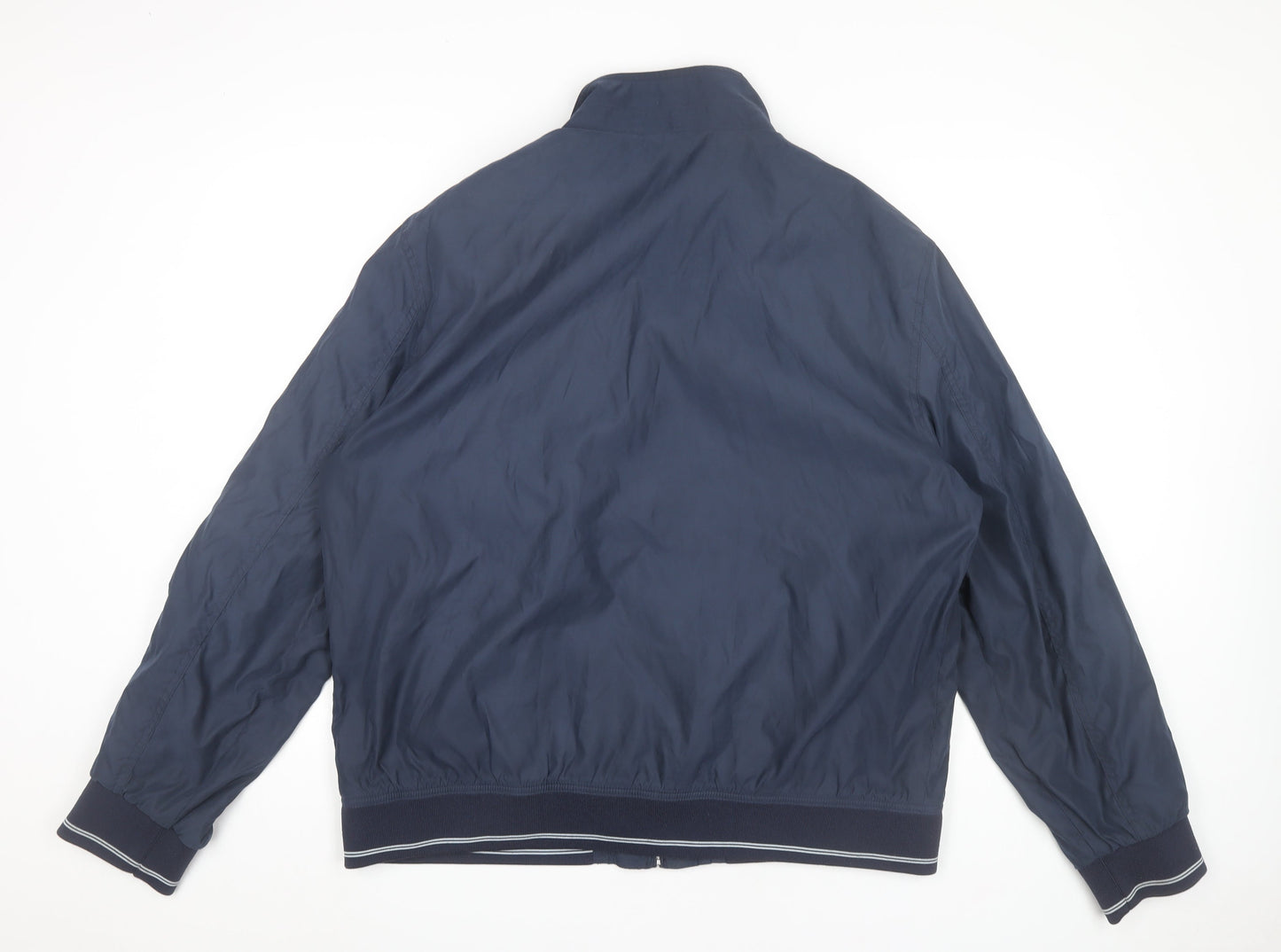 Marks and Spencer Men's Blue XL Basic Jacket Full Zip Casual