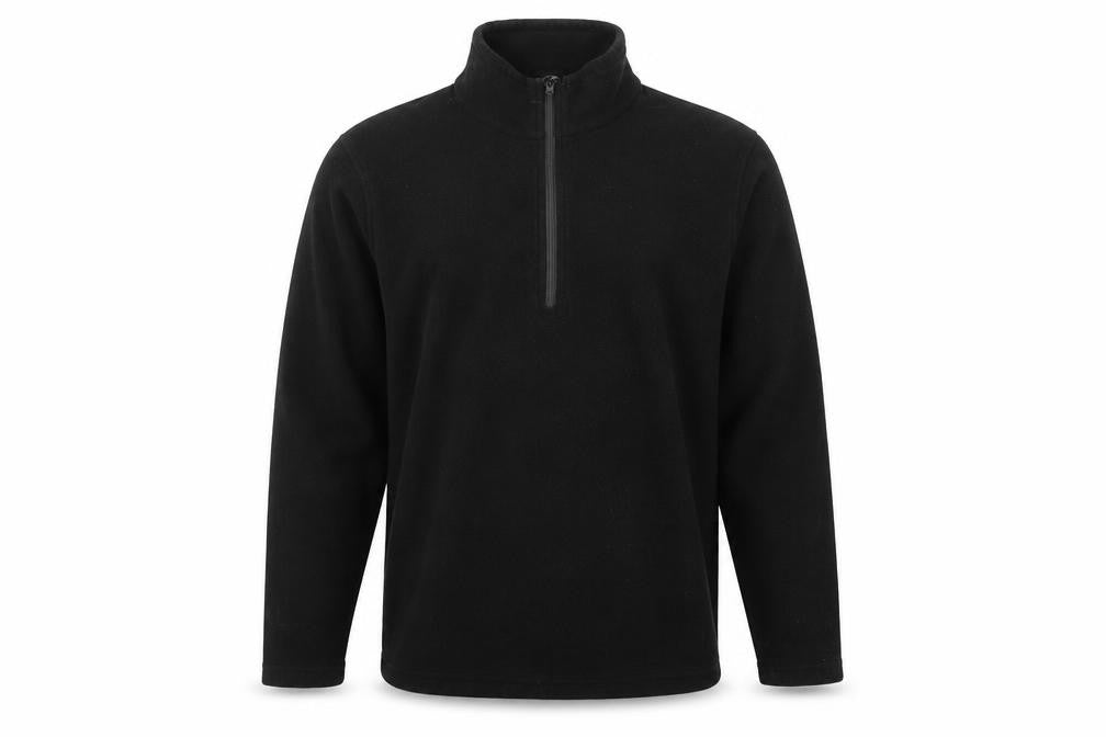 Regatta Men’s Black Medium Fleece Sweatshirt 1/4 Zip Pullover