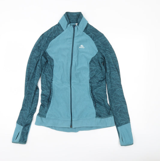 Quechua Womens Blue Lightweight Full Zip Jacket Size S