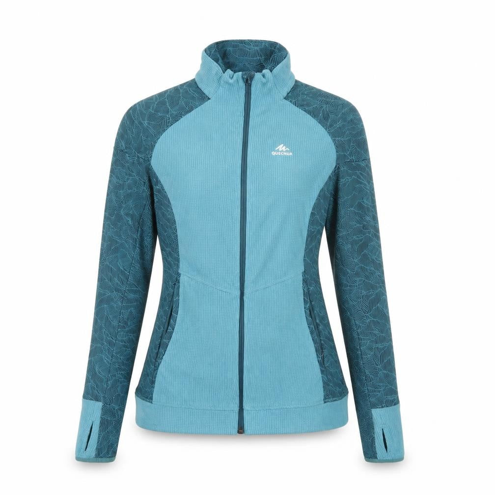 Quechua Womens Blue Lightweight Full Zip Jacket Size S