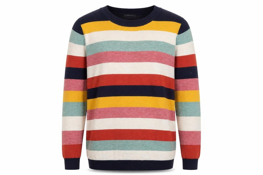 Monsoon Womens Multicoloured Striped Pullover Jumper S