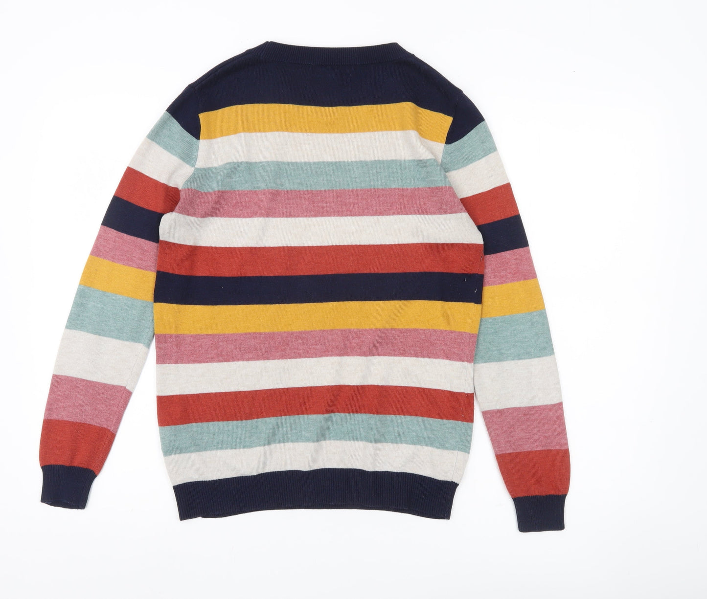 Monsoon Womens Multicoloured Striped Pullover Jumper S
