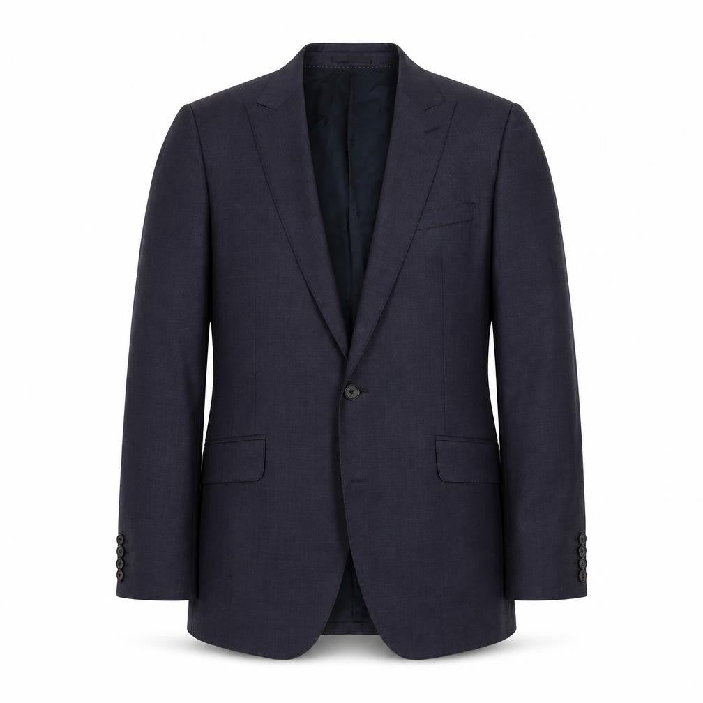 Jaeger Men’s Blue Wool Slim Fit 40S Blazer Jacket