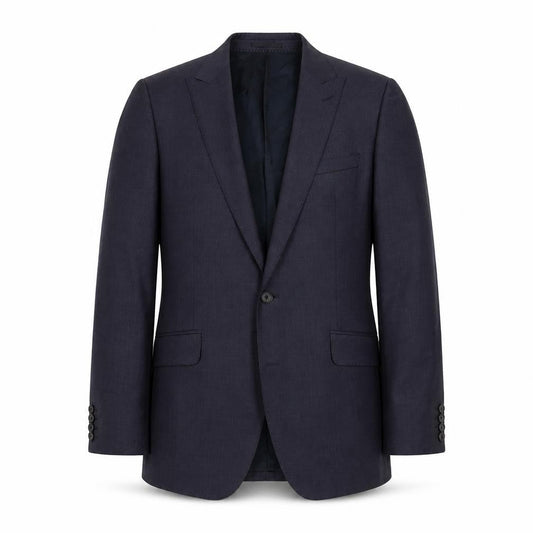 Jaeger Men’s Blue Wool Slim Fit 40S Blazer Jacket