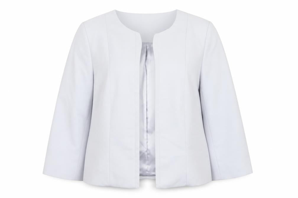 M&Co Women’s Grey Blazer Jacket Size 12 Regular Lined Workwear