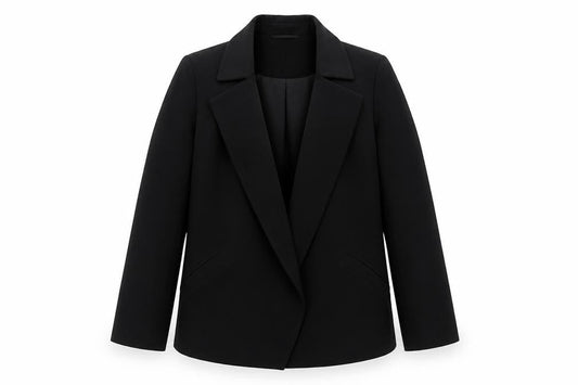 Marks & Spencer Womens Black Size 12 Regular Fit Blazer Jacket