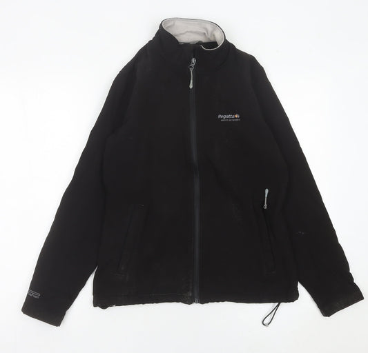 Regatta Women's Black Softshell Jacket Size 10 Outdoor Full Zip