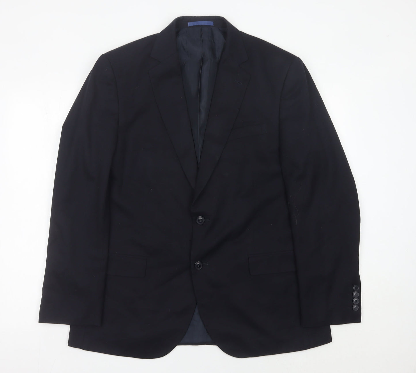 Marks and Spencer Men's Blue 42R Regular Fit Suit Jacket Blazer