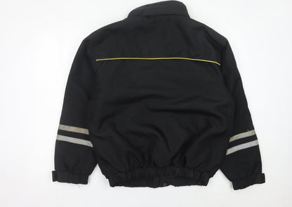 Preloved Forewear Men’s Black Medium 39-41" Reflective Workwear Jacket - Detail