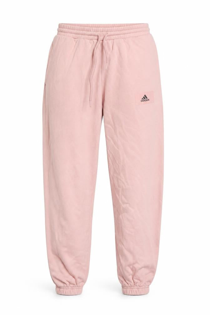 Adidas Women’s Pink Jogger Trousers Size S Cotton Blend