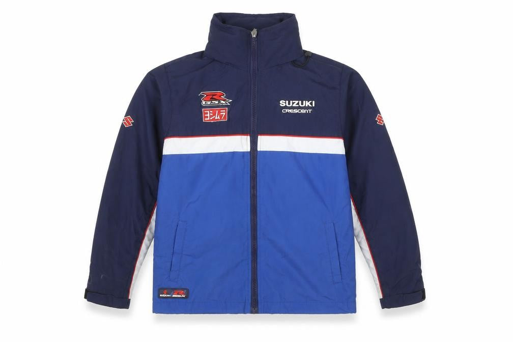 Suzuki Boys Blue 7-8 Years Windbreaker Jacket Crescent Official Merchandise