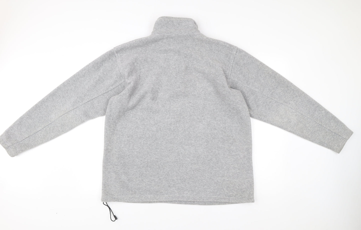 Asics Men’s Grey Fleece Sweatshirt M Half Zip Pullover Outdoor