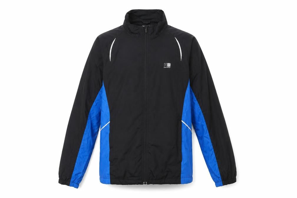 Karrimor Men's Black Blue Running Windbreaker Jacket Size S