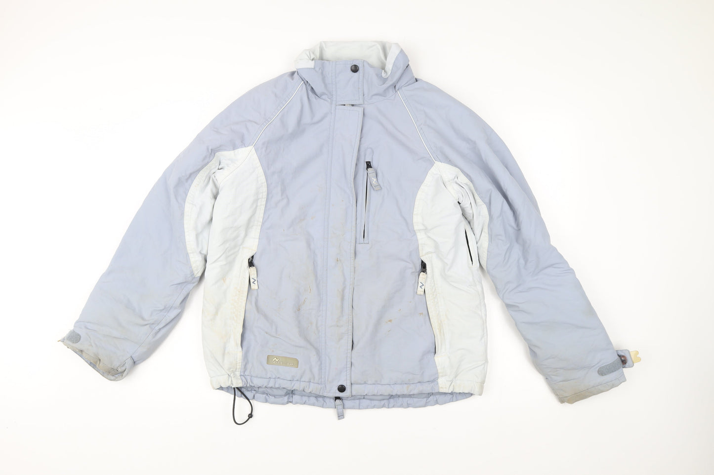 Next Womens Blue Ski Jacket Coat Size M Winter Hooded Padded