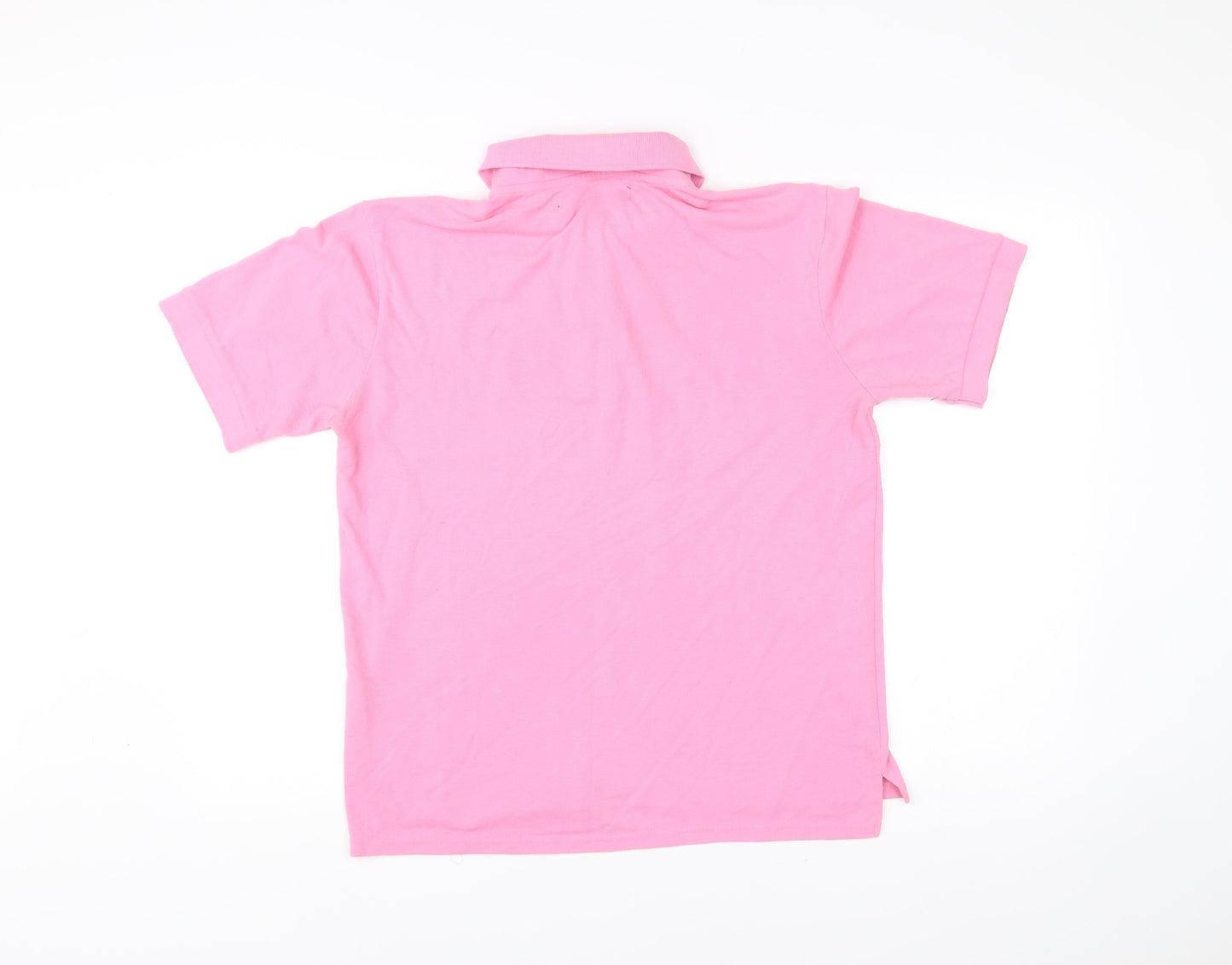 Amsterdam Label Men’s Pink Polo Shirt Size M Cotton Blend Casual
