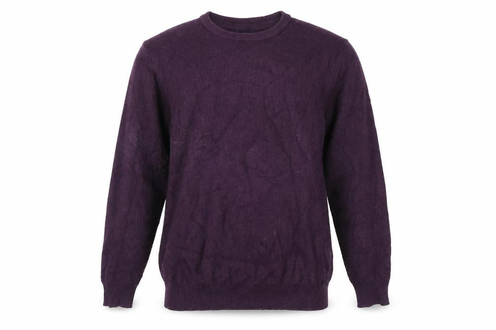 Cotton Traders Men’s Purple 2XL Crew Neck Pullover Jumper