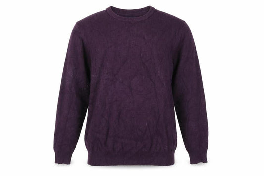 Cotton Traders Men’s Purple 2XL Crew Neck Pullover Jumper
