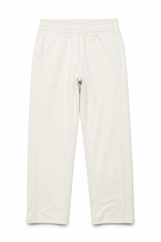 Mango Women Ivory Sweatpants L Cotton Blend Elastic Waist