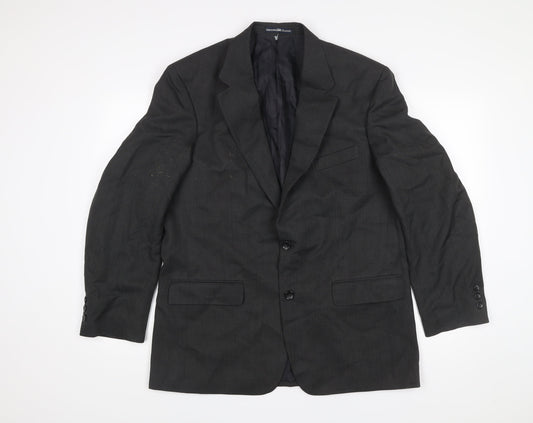 Greenwoods Classic Men's Grey 42R Regular Fit Blazer Jacket
