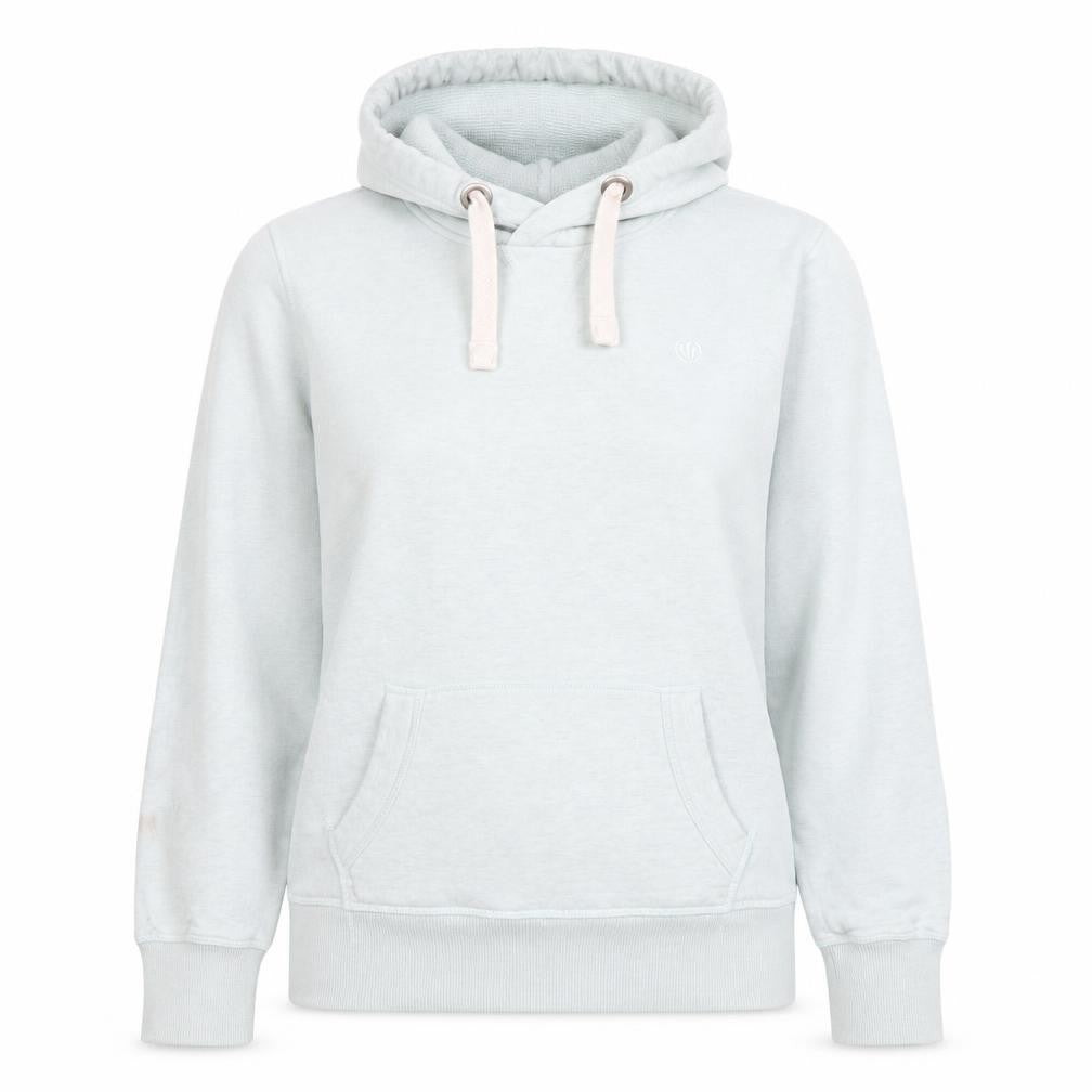 FatFace Women Blue Pullover Hoodie Size 12 Cotton Blend