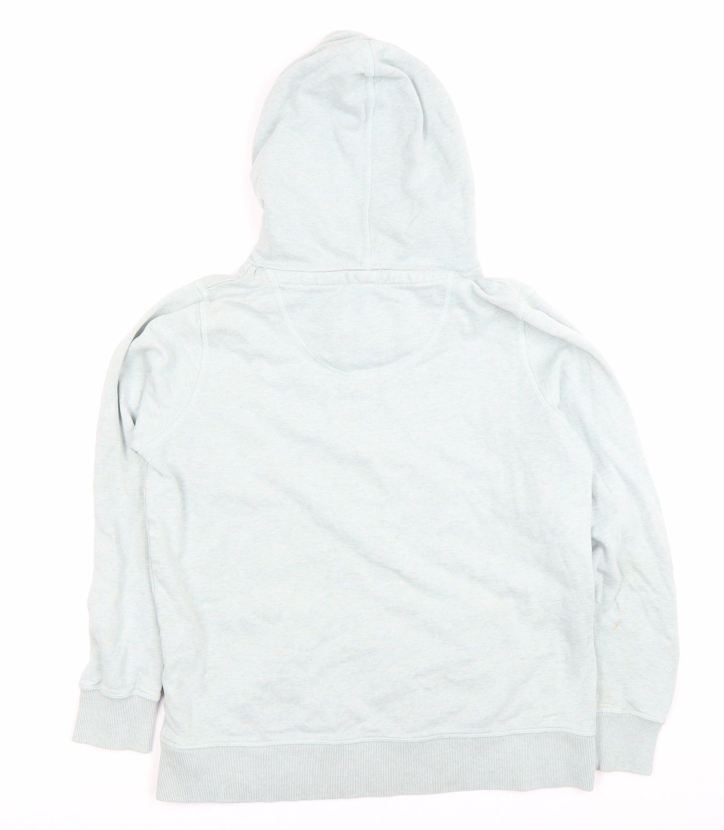 Fat Face Women Blue Pullover Hoodie Size 12 Cotton Blend