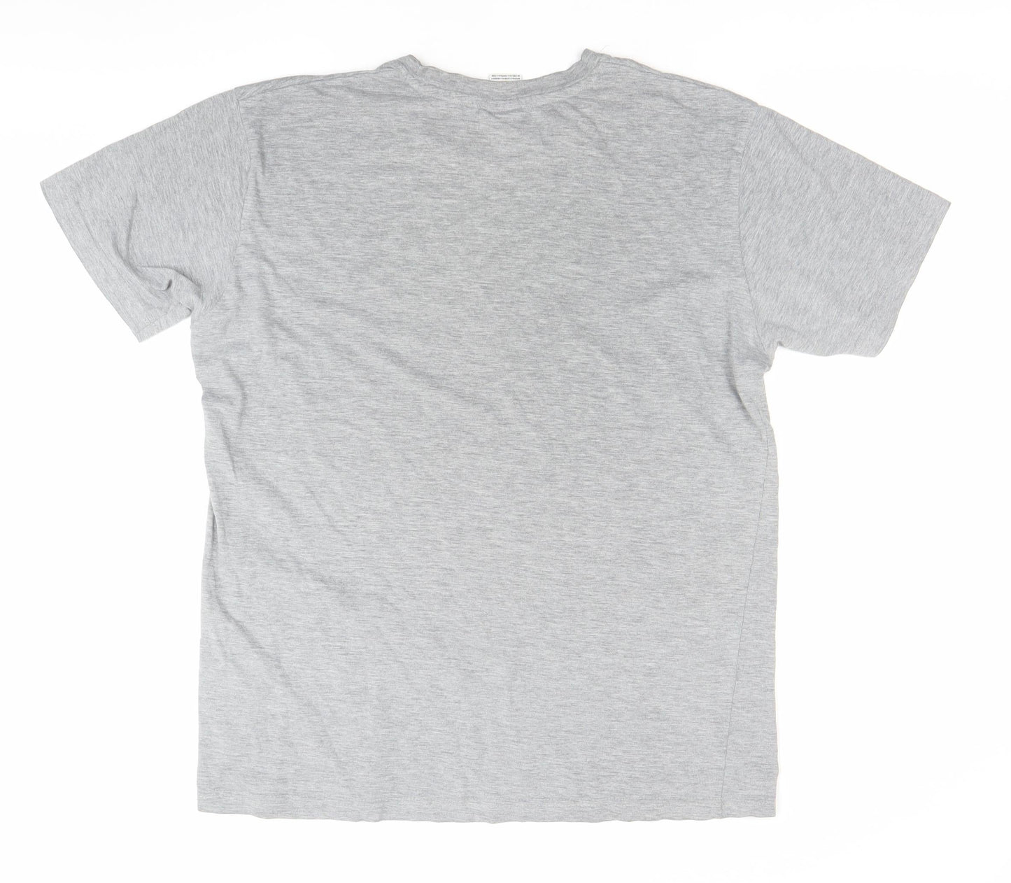 Chelsea FC Men’s Grey L Short Sleeve Sports T-Shirt Cotton Blend
