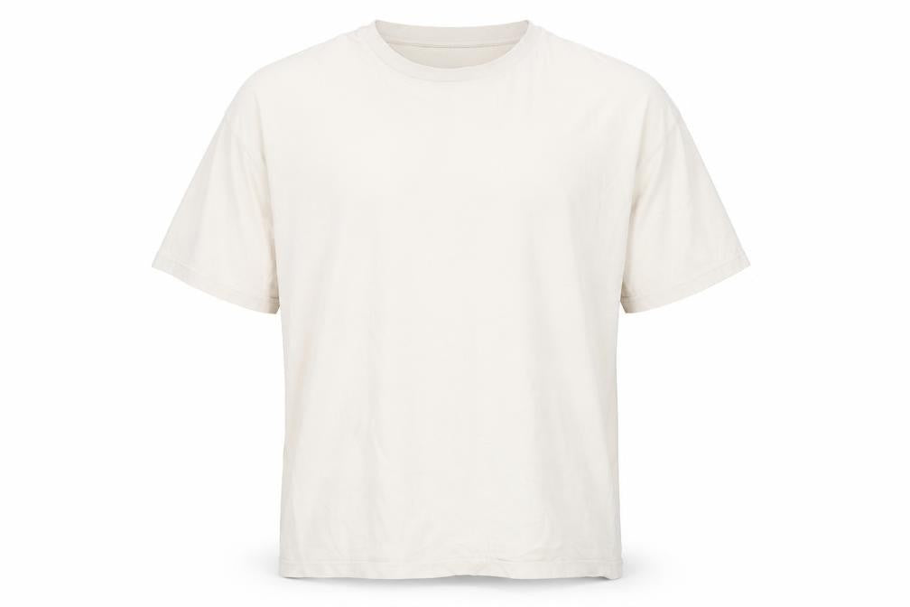 ASOS Design Men’s Beige Crew Neck Short Sleeve Cotton T-Shirt Size S