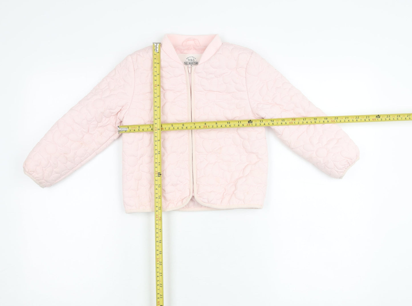 Marks and Spencer Teens Pink Quilted Bomber Jacket Size 4 Casual