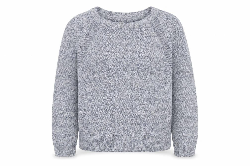 John Lewis Women’s Blue Knit Crew Neck Pullover Jumper XL