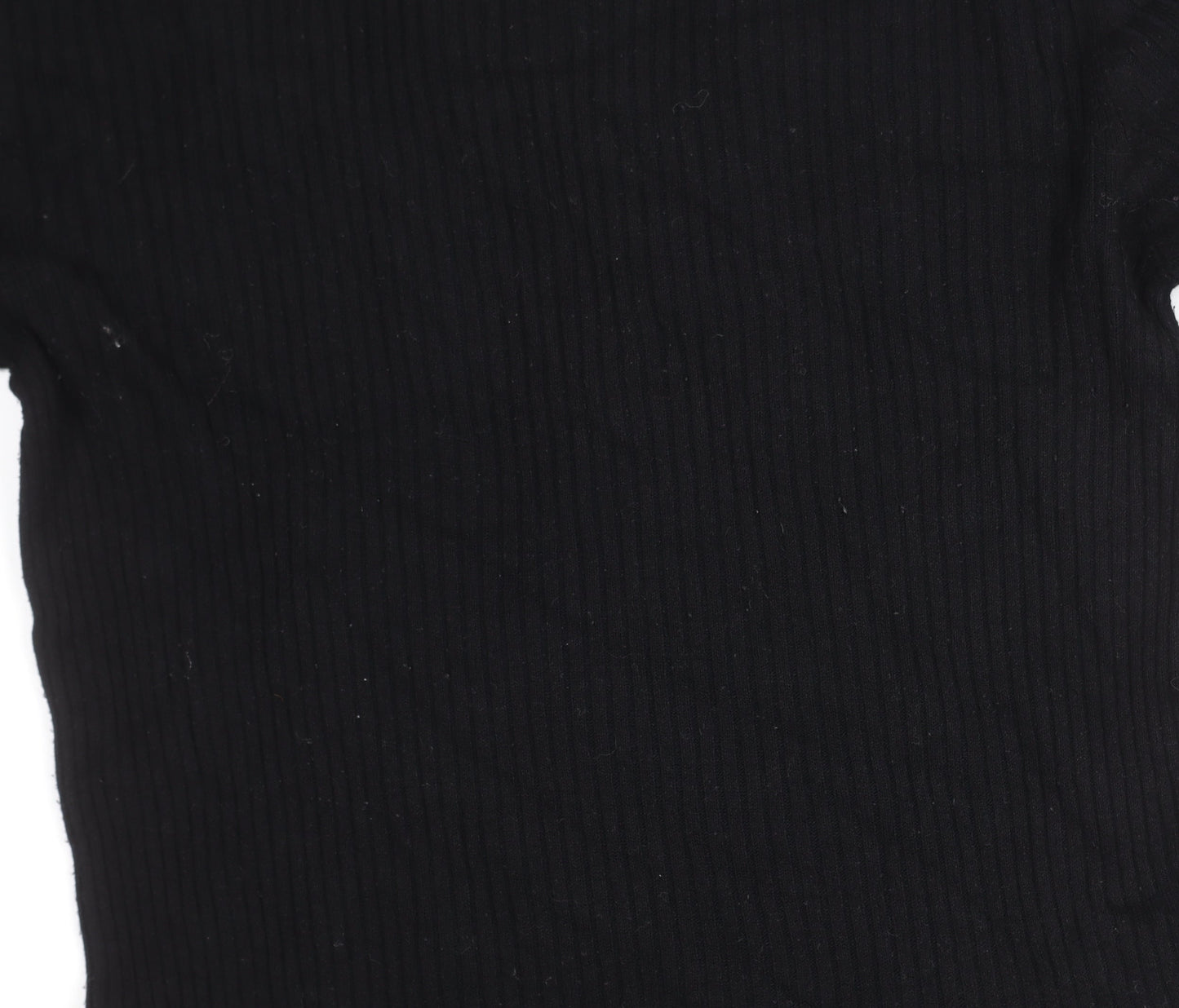 H&M Divided Womens Black Size 12 Slim Fit Knit Long Sleeve Jumper