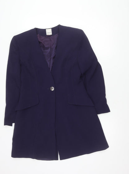 Classics Collection Women’s Blue Wool Blend Suit Jacket Size 12