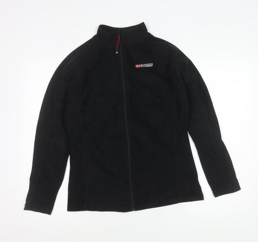 Geo Norway Women’s Black Fleece Full Zip Jacket UK 12