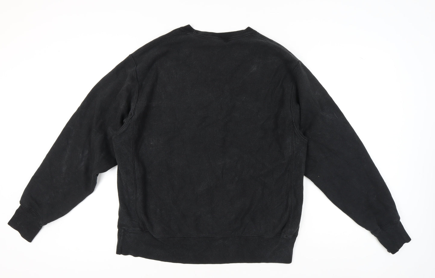 Champion Mens Black Large Pullover Sweatshirt Graphic Print