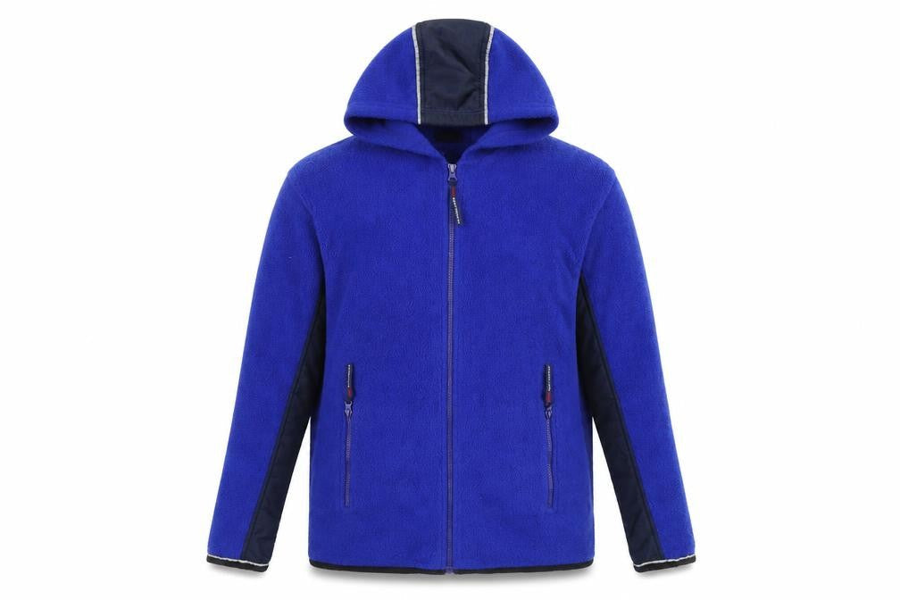 CKW Sportswear Men’s Blue Fleece Hooded Jacket Size S 38in
