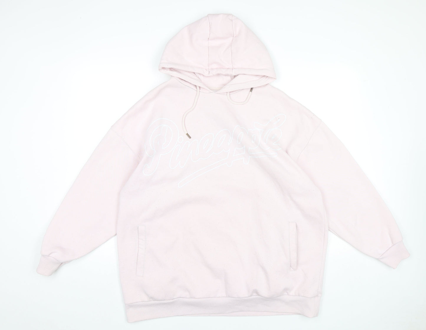Pineapple Dance Studios Womens Pink Pullover Hoodie Size M 12/14