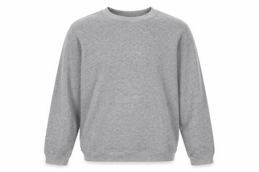 H&M Men’s Grey Pullover Sweatshirt Size M Regular Fit Crew Neck