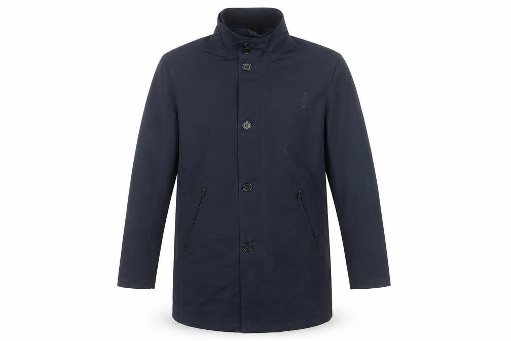 Marks & Spencer Men’s Blue Polyester Overcoat M Regular