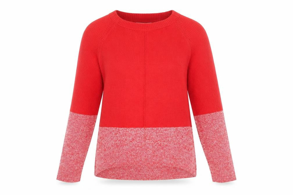 Next Womens Red XS Crew Neck Pullover Jumper Acrylic Knit