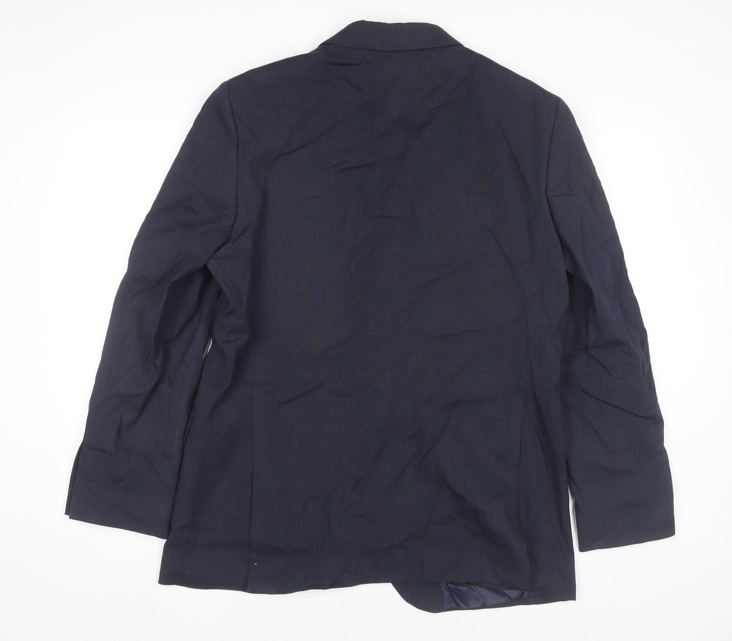 Marks and Spencer Men’s Blue 42 Chest Linen Blend Blazer Jacket XL