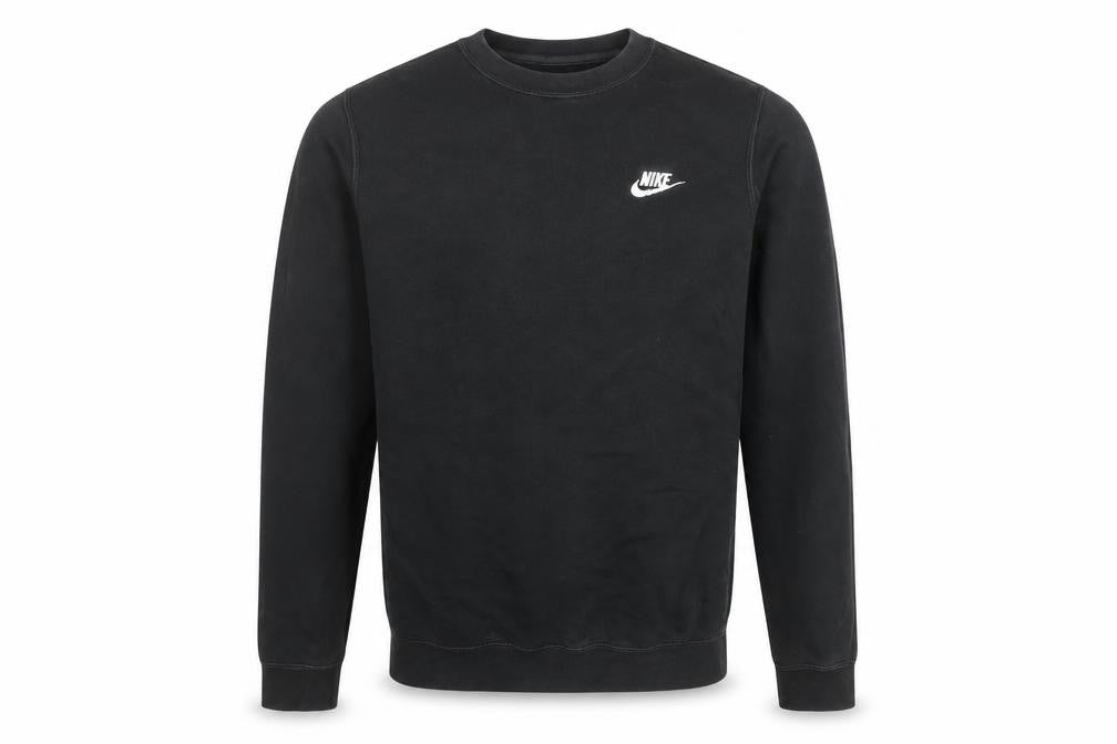 Nike Men's Black XS Pullover Sweatshirt Crew Neck Logo Sportswear